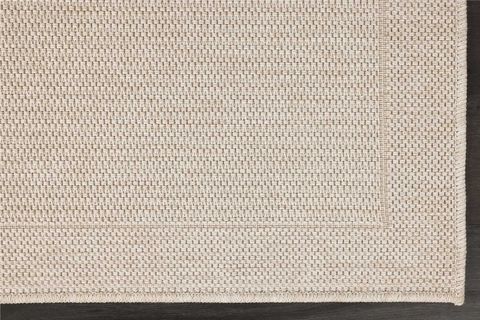 PERA HALI MİNİMALİST KREM BEYAZ SİSAL TARZI HALI FM02W 160X210 CM