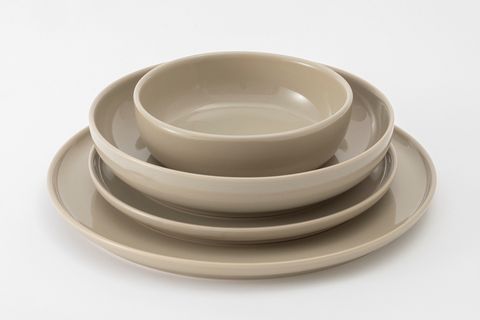 KİTCHEN ESSENTİALS STONEWARE SERVİS TABAĞI 28 CM, VİZON, ALTILI SET