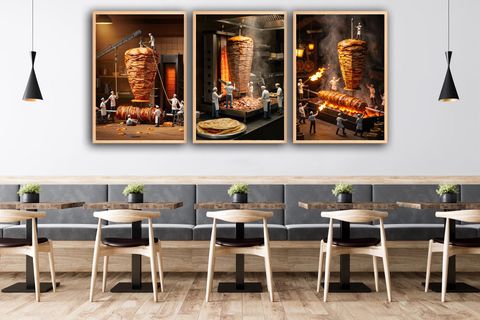 DÖNERCİM TABLO SETİ, 50X70