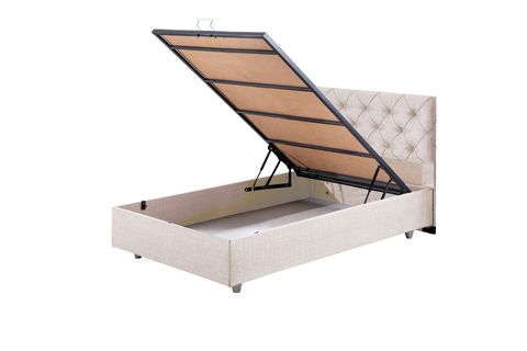 DOLCE BAZA VE BAŞLIK SETİ, KREM, 100X200