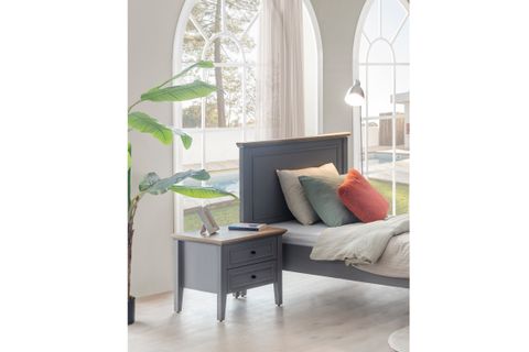 Başlıklı Bazalı Karyola (100X200)