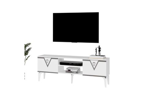 YENGİ TV ÜNİTESİ, BEYAZ GÜMÜŞ