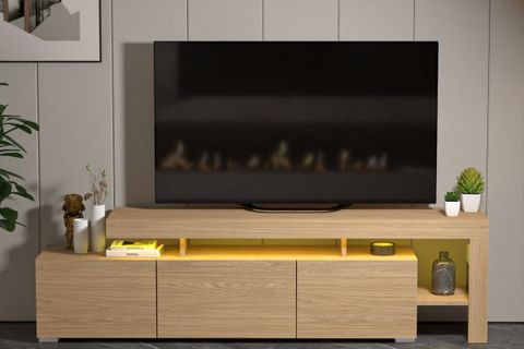 LUMA LED IŞIKLI TV ÜNİTESİ KONSOL, 192 CM