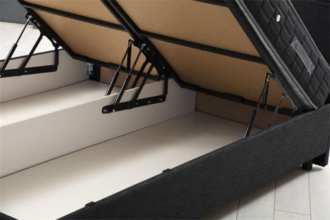 VİTALİA BAZA BAŞLIK YATAK SETİ, ANTRASİT 120X200