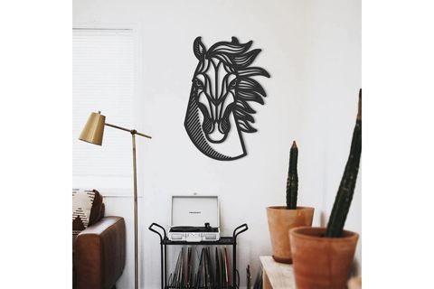 AT SİLÜETİ METAL TABLO