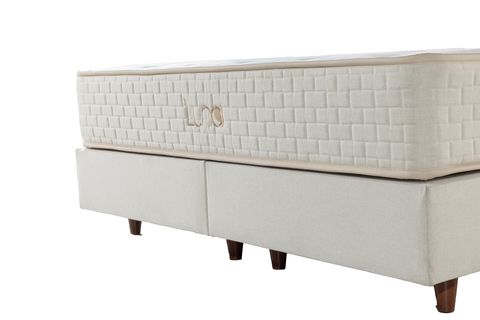 LUNA MILKY SABİT BAZA VE BAŞLIK SETİ, KUMAŞ DEĞİŞTİRİLEBİLİR, 90X200