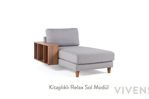 Kitaplıklı Relax Sol Modül