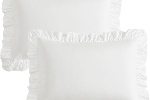 MAKİ DEKORATİF MODERN YASTIK KILIFI, BEYAZ, 2 ADET