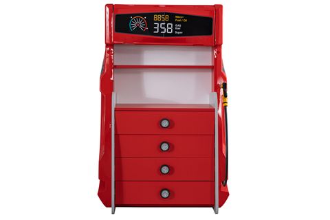 SPORTS ÇOCUK ODASI TAKIMI - KIRMIZI MERSO ARABALI YATAK