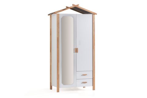 MY HOUSE YILDIZ KUMAŞLI YAY ÇATILI AHŞAP MONTESSORİ KARYOLA, 90X200, 1