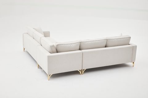 BERLİN SERİSİ KÖŞE KOLTUK, KREM GOLD