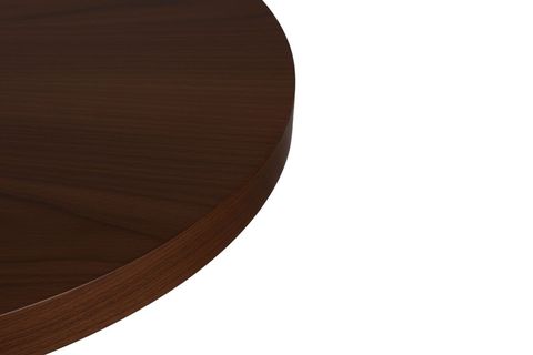 BELLE YUVARLAK MUTFAK MASA TAKIMI, CEVİZ, 90 CM