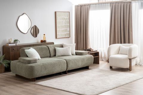 GİRONA ÜÇLÜ KOLTUK, YEŞİL