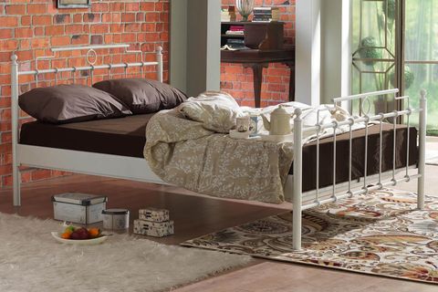 HATKUS METAL KARYOLA, BEYAZ, 140X190