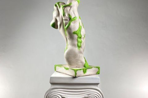 TORS MOSSY POP ART DEKORATİF ROMA YUNAN HEYKELLERİ