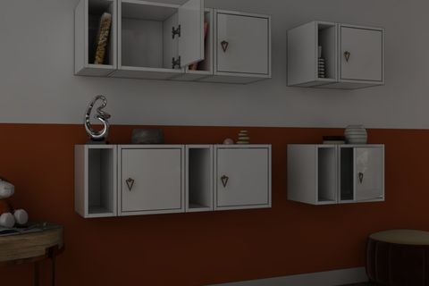 AYDIN KİTAPLIKLI RAF, NRG-DVR-1003