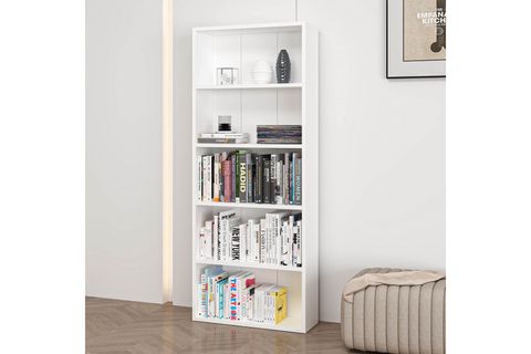 ADEL KİTAPLIK, BEYAZ, 4 RAFLI