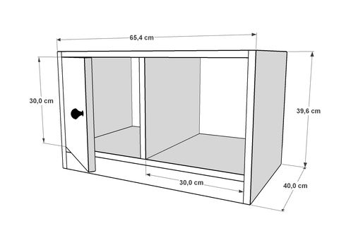 YUSUF KOMODİN, 1 KAPAKLI, KMD-1005-Ç