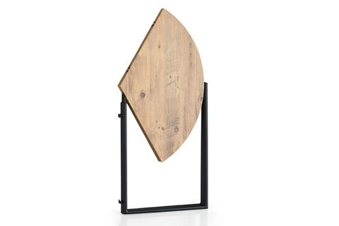 PORTATİF KATLANIR YUVARLAK MUTFAK MASASI, ÇAM, 80 CM