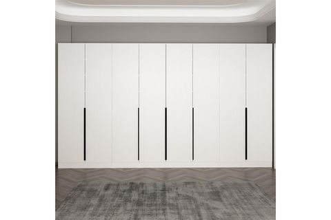 KALE 210 CM 8 KAPAKLI 6B RAF PORTMANTO, BYZ MBR ÇİZGİLİ BYZ