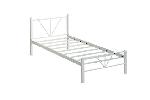 ALCHERA METAL KARYOLA, BEYAZ, 90X190