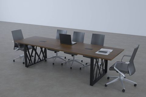KARM TOPLANTI MASASI, CEVİZ, 300 CM