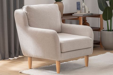 MERLİN KENDİ SETİNİ YARAT, KREM ŞÖNİL, NATUREL AYAK, SHOWROOMDAN KUMAŞ DEĞİŞİMLİ