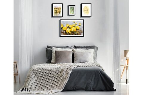 TABLOSAN YAĞLI BOYA DOKULU 4 PARÇALI ÇERÇEVELİ TABLO SETİ, C01005