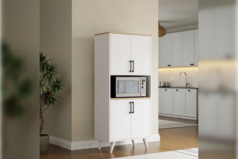 LAVO ÇOK AMAÇLI DOLAP, 4 KAPAKLI ORTA BÖLMELİ