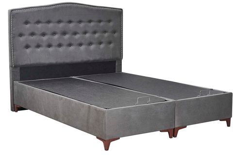 SMART BAZA BAŞLIK YATAK SETİ, GRİ, 120X200