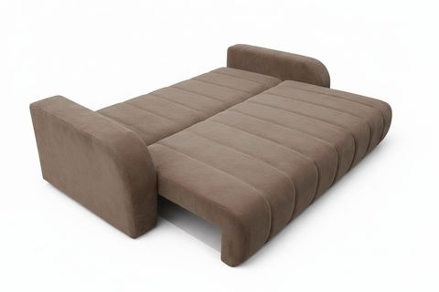 CLOUD YATAKLI ÜÇLÜ KOLTUK, AÇIK KAHVERENGİ