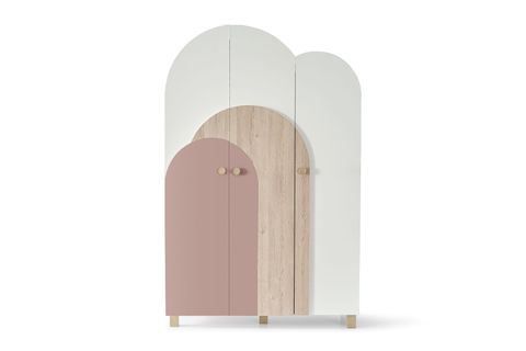 PETİTE GARDIROP, PEMBE, 3 KAPAKLI