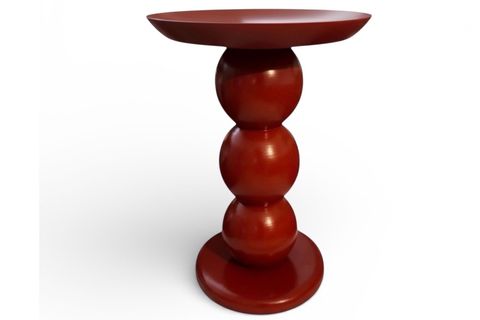 CARMEN EL YAPIMI MASİF SEHPAİ KAHVERENGİ