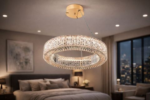 LARİN KRİSTAL AVİZE, 50 CM