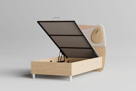 OSAKA BAŞLIKLI BAZALI KARYOLA, 120X200