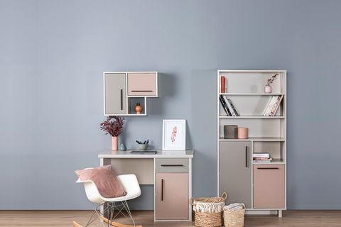 MİSK GENÇ ODASI TAKIMI, PEMBE, 3 KAPAKLI