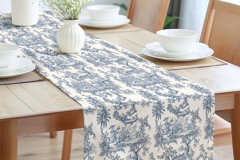 ZARİF PANORAMA PAMUKLU MASA RUNNER, 0053 50X150