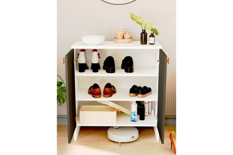 BOHA BOHEM MDF MEMBRAN KAPAKLI ÇOK AMAÇLI DOLAP, ANTRASİT BEYAZ