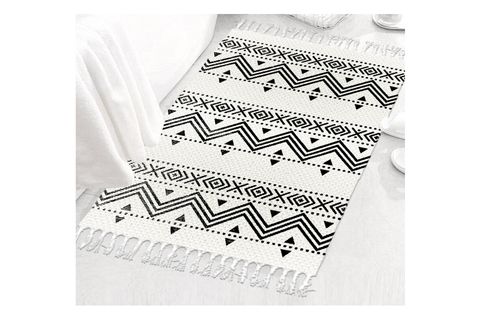 ELSE İSKANDİNAV DESENLİ TEKLİ BANYO PASPASI, 50X80 CM