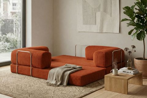 LEGOM YATAKLI AKTİVİTE KÖŞE KOLTUK KİREMİT, 200X200