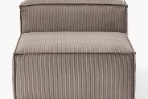 LENA KADİFE FİTİLLİ ORTA MODÜL, KAHVERENGİ