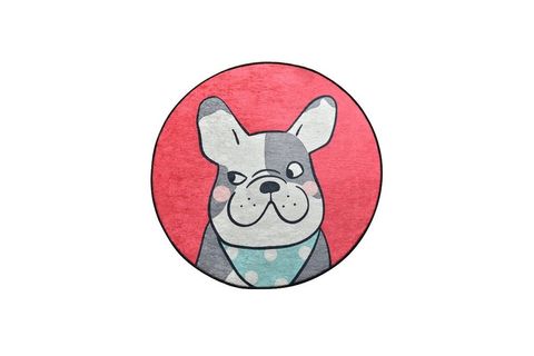 CHİLAİ HOME HAPPY DOGS PİNK DJT ÇAP DEKORATİF HALI 100 CM