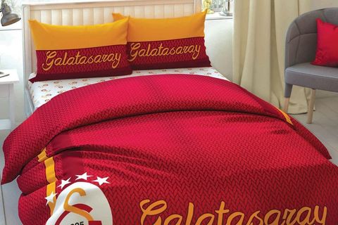 TAÇ GALATASARAY STRİPED ÇİFT KİŞİLİK NEVRESİM TAKIMI