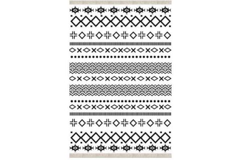 HALIMAX DARA 186 KAYMAZ DOKUMA TABANLI ETNİK DESENLİ MODERN HALI, 200X290