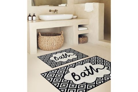 ECO CONCEPT BANYO PASPAS TAKIMI, KAYMAZ TABAN, YIKANABİLİR, PASPAS KLOZET TAKIMI, BATH, KLOZET TAKIMI, BATH, 40X60 60X100