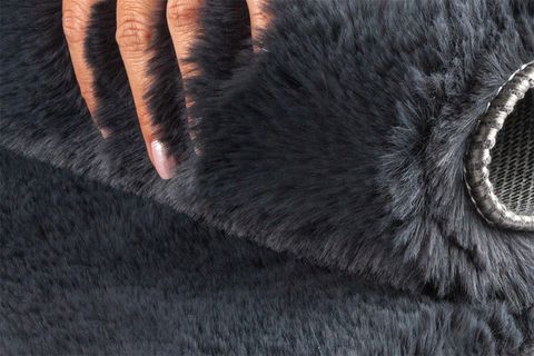 TAVŞAN POST MODERN MAKİNE HALISI, ANTRASİT, 100X300