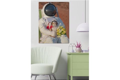 KANVAS ASTRONOT KEDİ TABLO, 0039