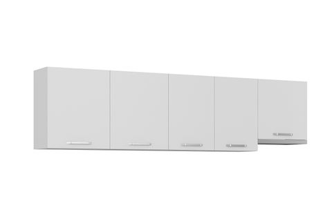 MİNAR 280 CM MUTFAK DOLABI BEYAZ 280-B4-ÜST MODÜL