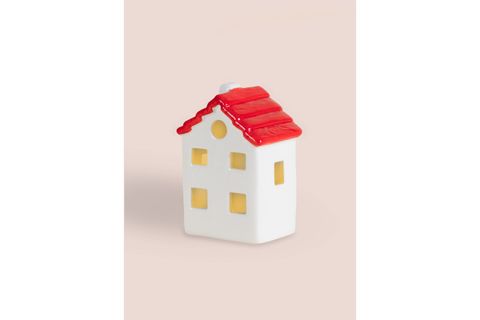 THE MİA DEKORATİF LED IŞIKLI EV BİBLO, 8X6X12 CM