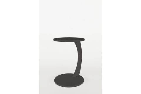TEKERLEKLİ C YAN SEHPA, ANTRASİT GRİ